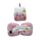 Relaxeazzz Foodiemals Strawberry Milk Carton Plush Travel Pillow & Eye Mask