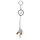 Mini Feather Dreamcatcher Key Ring with Beads