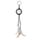 Mini Feather Dreamcatcher Key Ring with Beads
