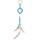 Mini Feather Dreamcatcher Key Ring with Beads