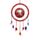 Autumnal Wolf Dreamcatcher 33cm