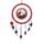 Mountain Wolf Dreamcatcher 33cm