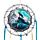 Spirit of the Wolf Pack Dreamcatcher 16cm