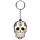 Day of the Dead Skull PVC Keyring