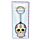 Day of the Dead Skull PVC Keyring