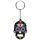 Day of the Dead Skull PVC Keyring