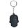 Day of the Dead Skull PVC Keyring