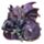 Cute Baby Dragon with Crystal Ball