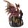 Dark Legends Dragon on Castle with LED Crystal