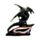 Dark Legends Crystal Red Geode Dragon