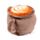 Foodiemals Cappuccino Plush Door Stop
