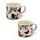 Butterfly Meadows Set of 2 Porcelain Espresso Cups