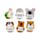 Positive Emotional Support Crochet Animals Mix 1