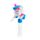 Unicorn Magic Handheld Hand-Operated Fan with Bubbles