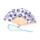 Evil Eye Folding Hand Fan