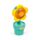 Flower Pot Mini Fan Rechargeable USB