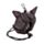 Foldable Reusable Shopping Bag Lucky the Black Cat