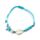 Fashion Bracelets - Blue Beads with Shells & Starfish