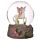 Flower Fairy Riding Unicorn Snow Globe 