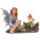 Flower Fairy Sitting Snow Globe