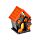 Spooky Trick or Treat Pumpkin House Halloween LED Decoration