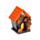 Spooky Trick or Treat Pumpkin House Halloween LED Decoration