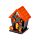 Spooky Trick or Treat Pumpkin House Halloween LED Decoration