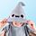 Archie the Shark Adoramals Kids Hooded Towel