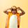 Alfie the Tiger Adoramals Kids Hooded Towel