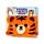 Alfie the Tiger Adoramals Kids Hooded Towel