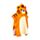 Alfie the Tiger Adoramals Kids Hooded Towel