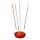 Mango Wood Round Ashcatcher Incence Burner with Butterfly Inlay