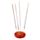 Mango Wood Round Ashcatcher Incence Burner with Butterfly Inlay
