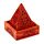 Mango Wood Pyramid Incense Cone Box with Flower Fretwork