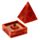 Mango Wood Pyramid Incense Cone Box with Flower Fretwork