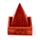 Mango Wood Pyramid Incense Cone Box with Flower Fretwork