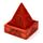 Mango Wood Pyramid Incense Cone Box with Flower Fretwork