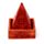 Mango Wood Pyramid Incense Cone Box with Flower Fretwork
