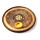 Mango Wood Round Pentagram Ashcatcher Incense Burner