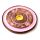 Mango Wood Round Painted Pink Flower Ashcatcher Incense Burner