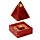 Mango Wood Pyramid Incense Cone Burner Box with Buddha & Fretwork