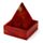 Mango Wood Pyramid Incense Cone Burner Box with Buddha & Fretwork