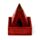 Mango Wood Pyramid Incense Cone Burner Box with Buddha & Fretwork