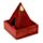 Mango Wood Pyramid Incense Cone Burner Box with Buddha & Fretwork