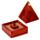 Mango Wood Pyramid Incense Cone Burner Box with Elephant