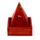 Mango Wood Pyramid Incense Cone Burner Box with Elephant