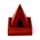 Mango Wood Pyramid Incense Cone Burner Box with Elephant