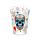Set of 2 Day of the Dead Glass Shot Glasses (50ml)