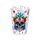 Set of 2 Day of the Dead Glass Shot Glasses (50ml)
