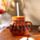Pumpkin Mason Drinking Jar & Straw